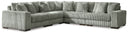 5 Pc. Corner Chairs Sectional