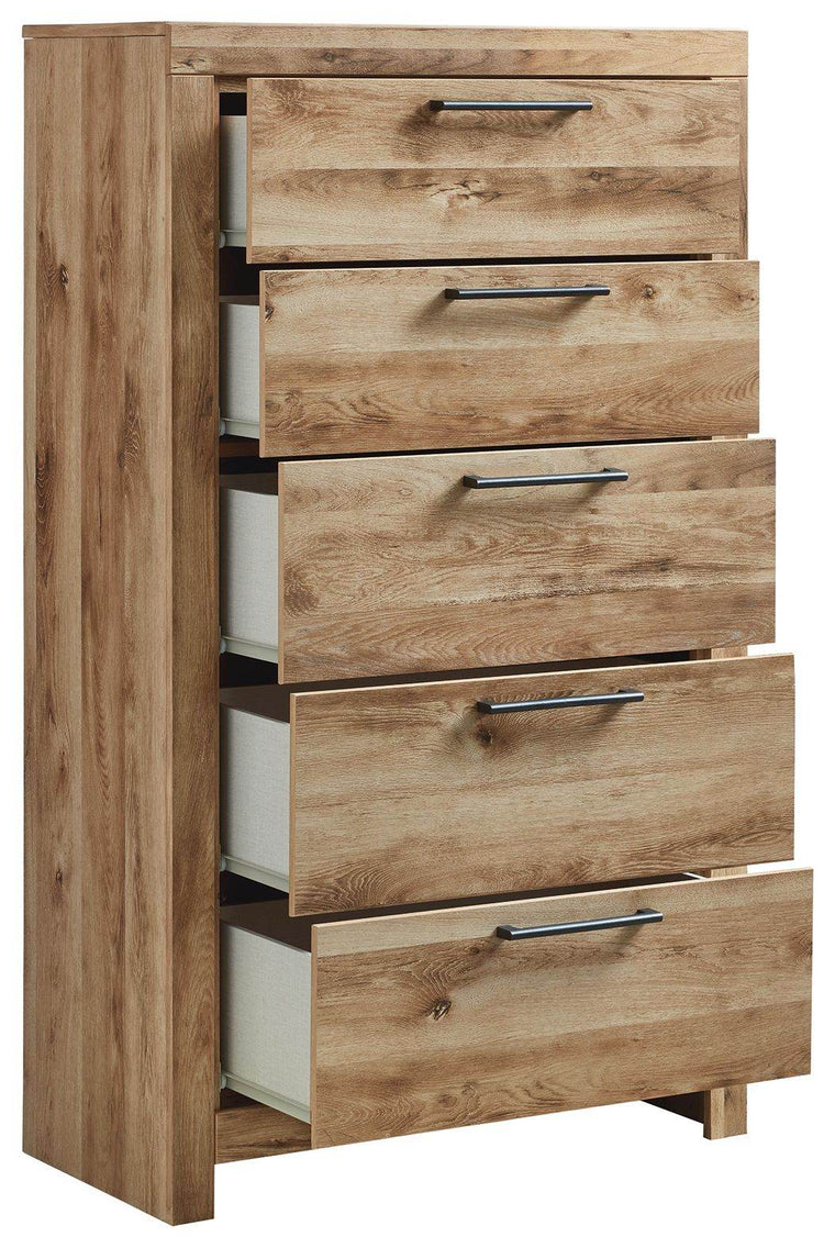 Hyanna - Tan Brown - Five Drawer Chest - Forward Furniture