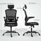 Ergonomic Mesh Office Chair with Lumbar Support - Black
