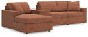 4 Pc. Sectional With Laf Corner Chaise And Storage Console