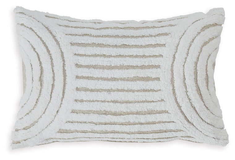 Farissen - Pillow (Set of 4) - White / Tan