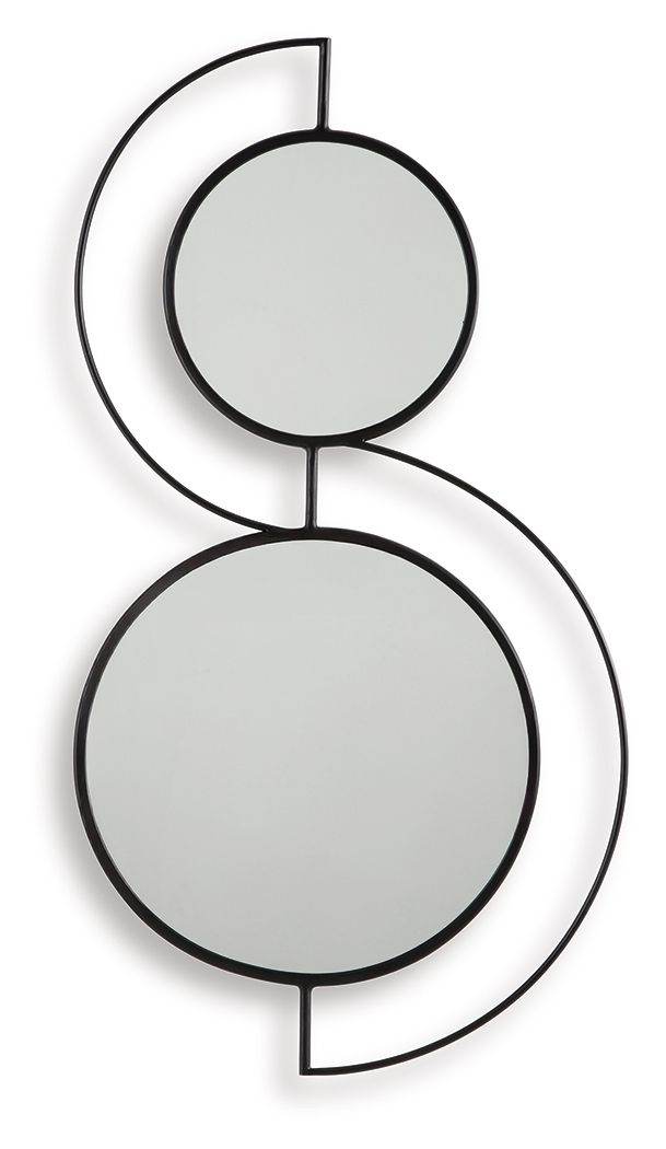 Shayham - Black - Accent Mirror - Forward Furniture