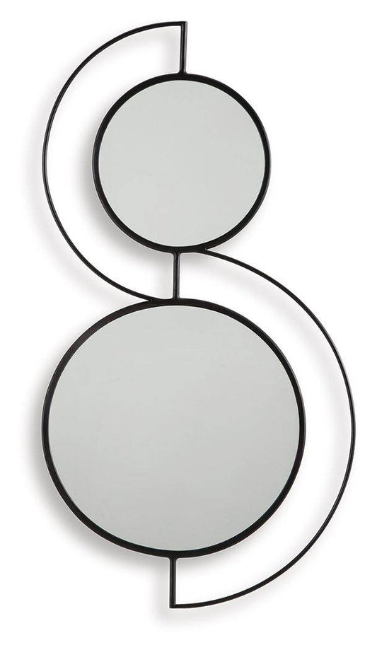 Shayham - Black - Accent Mirror - Forward Furniture