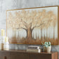 Dalewick - Brown / Gray / Gold Finish - Wall Art