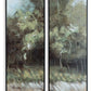 Dansot - Green / Brown - Wall Art Set (Set of 2)