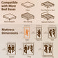 Twin 6" Memory Foam Mattress in a Box, Medium Firm