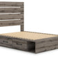 Graystorm - Panel Bed With Storage