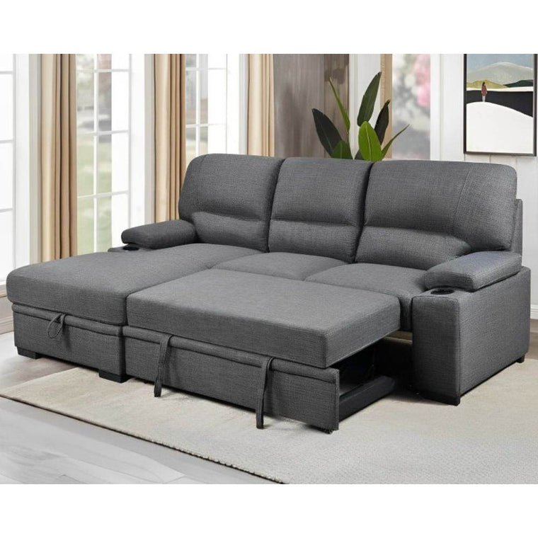 Porter Sleeper Sectional with Cup Holders - Forward Furniture