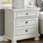 Robbinsdale - Antique White - Two Drawer Night Stand