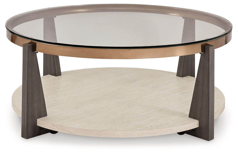 Frazwa - Multi - Round Cocktail Table - Forward Furniture