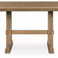 Ridgester - Rectangular Dining Room Counter Table - Light Brown