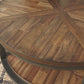 Roybeck - Light Brown / Bronze - Occasional Table Set (Set of 3)