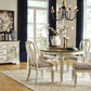 Realyn - Oval Dining Room Extension Table - Chipped White