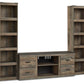 Trinell - 3-Piece Entertainment Center - Brown