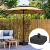 Square Patio Umbrella Base Holder, Outdoor Umbrella Stand, 17.7