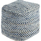 Chevron - Blue - Pouf