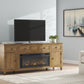 Sharlance - 81" TV Stand With Electric Fireplace