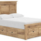 Makidern - Panel Storage Bed