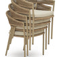 Orchard Beach - Arm Chair With Cushion (Set of 4) - Beige