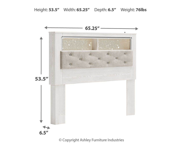 Altyra - Panel Bookcase Headboard - Forward Furniture