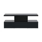 Modern High-Gloss Coffee Table with Hidden Drawer, Durable Particle Board, Modern Design, Easy to Install, 39.5" L x 19.5" W x 15.5" H, Black