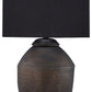 Naareman - Metallic Black - Terracotta Table Lamp