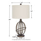 Manasa - Dark Brown - Metal Table Lamp