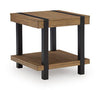 Jorannti - Square End Table - Medium Brown