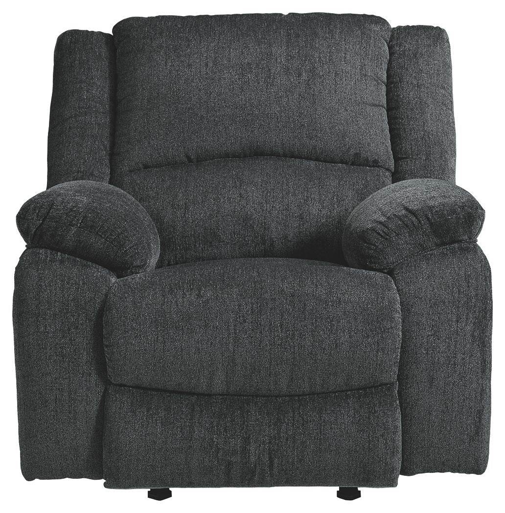 Draycoll - Slate - Rocker Recliner - Fabric - Forward Furniture