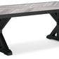 Beachcroft - Rect Dining Table W/Umb Opt