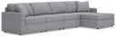 4 Pc. Sectional With Raf Corner Chaise