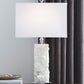 Malise - White - Alabaster Table Lamp