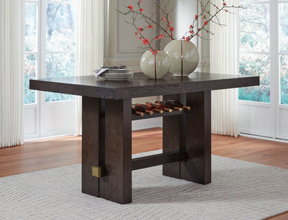 Burkhaus - Dark Brown - Rectangular Dining Room Counter Table - Forward Furniture