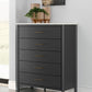 Cadmori - Five Drawer Wide Chest