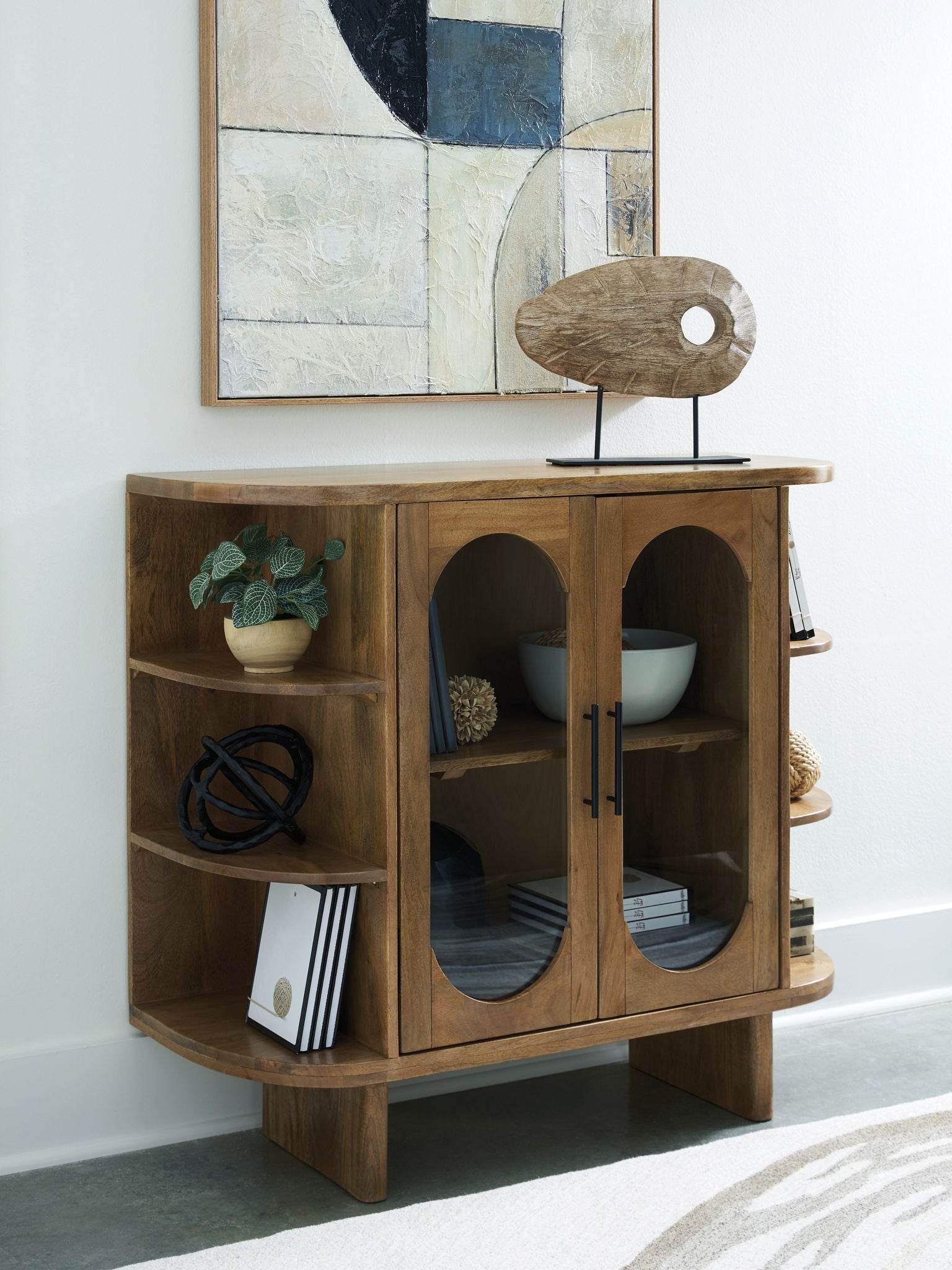 Niall - Light Brown - Accent Cabinet - Forward Furniture