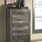 Wynnlow - Gray - Five Drawer Chest