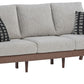 Emmeline - Brown / Beige - Sofa With Cushion