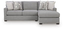 2 Pc. Right Arm Facing Corner Chaise Sectional