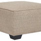 Baceno - Beige - Oversized Accent Ottoman