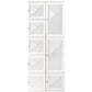 Portable Wardrobe Closet, Folding Bedroom Wardrobe, Clothes Storage Organizer with Cube Compartments, White
