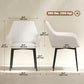 Upholstered Linen Dining Chairs Set of 2 - Beige