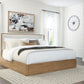 Pamaria - King Upholstered Bed - Light Brown