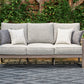 Hillside Barn - Gray / Brown - Sofa With Cushion