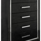 Kaydell - Black - Five Drawer Chest