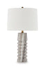 Desmont - Marble Table Lamp - White / Beige / Gray