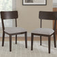 Mallenette - Dining Upholstered Side Chair (Set of 2) - Merlot