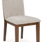 Kraeburn - Beige / Brown - Dining Upholstered Side Chair (Set of 2)