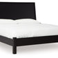 Danziar - King Panel Bed With Low Footboard - Black