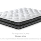 10 Inch Pocketed Hybrid - Full Mattress - White
