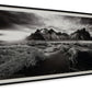 Delstone - Black / White - Wall Art